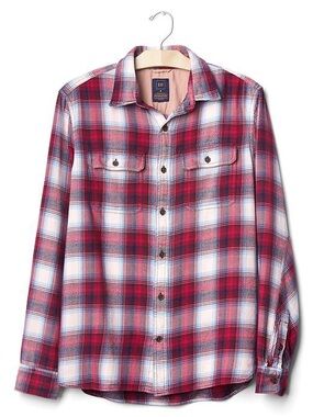 Gap x Pendleton Women’s Boyfriend Plaid Flannel Shirt Western Cabincore Grunge